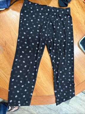 Kids Skull & Star Black Pajama Pants